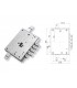 Complete lock kit European cylinder security door for Atra Dierre 4 pins