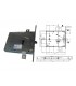 Kit serratura completo porta blindata a cilindro europeo per Potent Beta