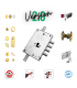 Complete lock kit European cylinder armored door for Dibi only send