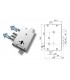Kit completo de cerradura cilindro europeo puerta de seguridad para Vighi