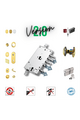 Kit completo de cerradura cilindro europeo puerta de seguridad para cilindro doble Allmet Dierre