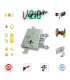 Kit completo de cerradura de seguridad con cilindro europeo para Gasperotti de 6 mm de proyección