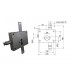 Kit Asta-block completo porta blindata a cilindro europeo per tutte le porte