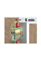 Armored defender Disec Diamond BRONZE for armored door with European cylinder wheelbase 38 mm for Cisa Mottura Securemme