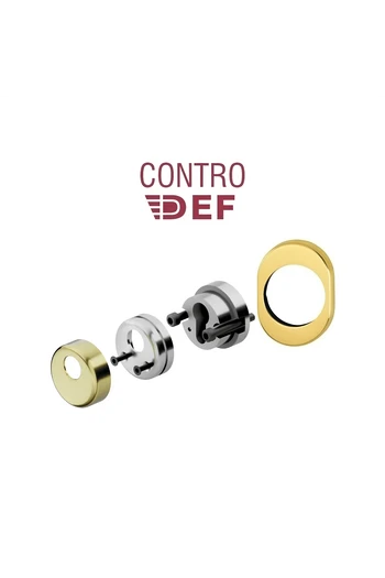 Counterdefender Disec adjustable shatterproof ring nut for security door