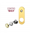 Counterdefender Anillo fijo ajustable inastillable Placa larga