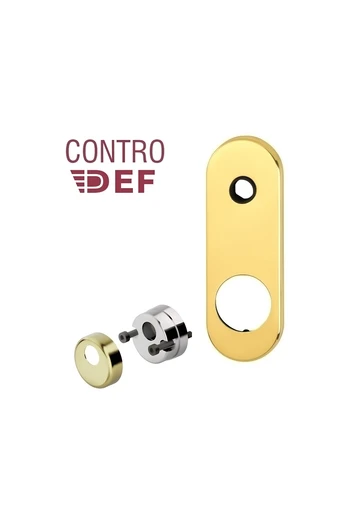 Controdefender Ghiera fissa Disec antisfondamento Placca lunga per porta blindata