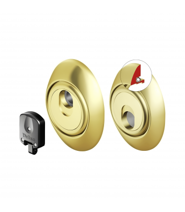 Defender corazzato antiacido Disec MAG3G2 Super Top 3 chiavi per porta blindata a cilindro europeo