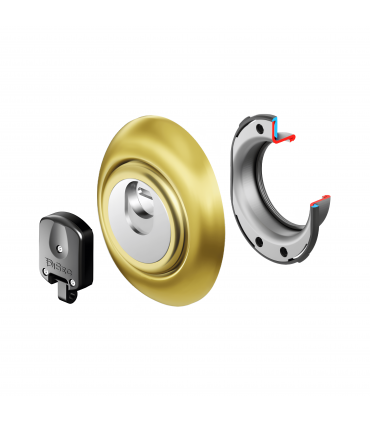 Defender corazzato antiacido Disec MR500 tutti i colori per porta blindata a cilindro europeo