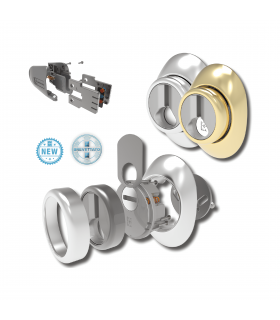 Defender corazzato antiacido Mottura DF471 Super top 2 chiavi per porta blindata a cilindro europeo