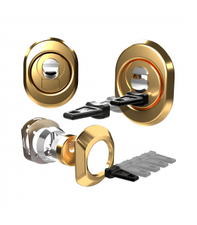 Cipierre Bunker Lock anti-acide defender 5 clés toutes couleurs pour porte blindée avec cylindre européen