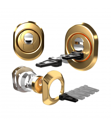 Cipierre anti-acid armored defender Bunker Lock 5 keys all colors for European cylinder security door