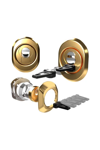 Cipierre Bunker Lock anti-acide defender 5 clés toutes couleurs pour porte blindée avec cylindre européen