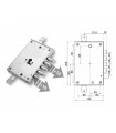 European Cylinder Armored Door Lock for Meba Mora Neoblind Pan