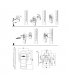 Armored anti-acid double bit slide defender Disec all colors for armored door