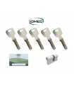 Europero security cylinder 5 keys non-friction Omec various sizes