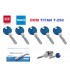 Europero security cylinder 5 keys friction Dom Titan T-250 various sizes