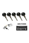 Cylinder europero security 5 keys Dierre New Power Top class various sizes