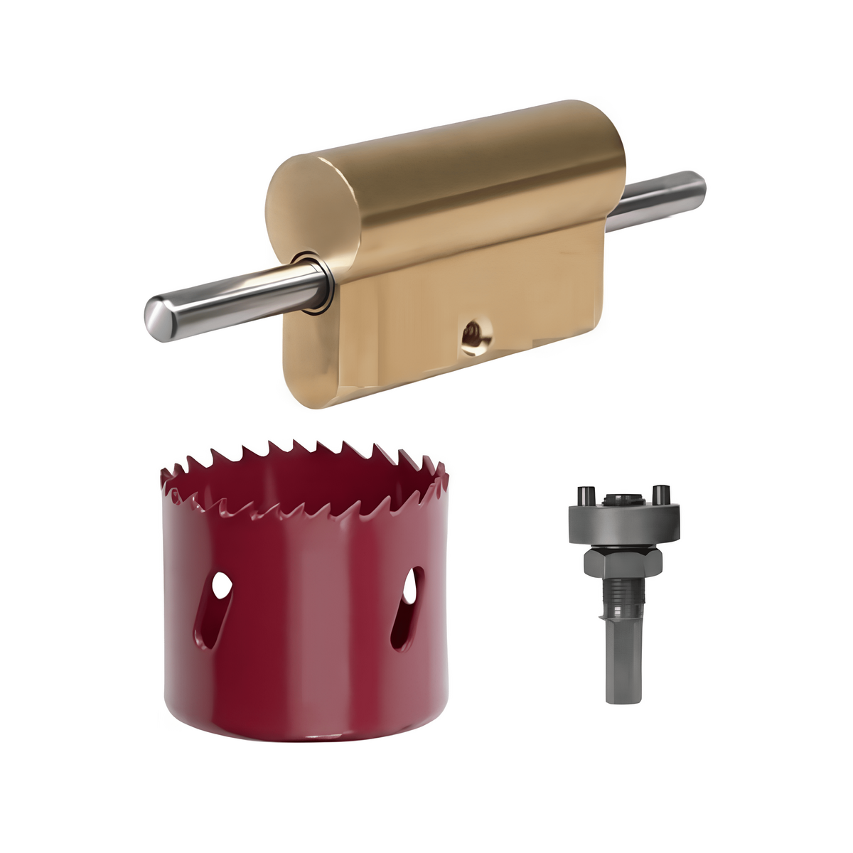 Kit de plantilla de perforación profesional Filograsso para puerta blindada con cilindro europeo para Cisa Mottura Dierre Secure