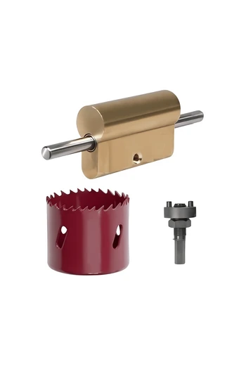 Kit de gabarits de perçage Filograsso professionnel pour porte blindée avec cylindre européen pour Cisa Mottura Dierre Securemme
