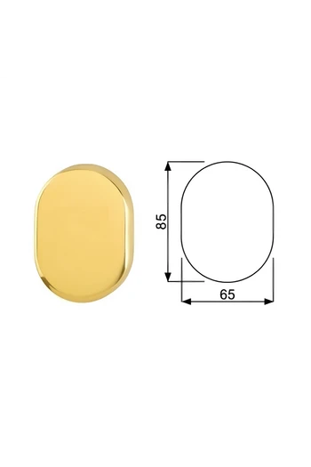 Locking plate for armored door with European cylinder for Cisa Mottura Dierre Securemme