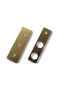 Plaques Ferbona couleur bronze pour porte blindée avec cylindre européen pour Cisa Mottura Dierre Securemme