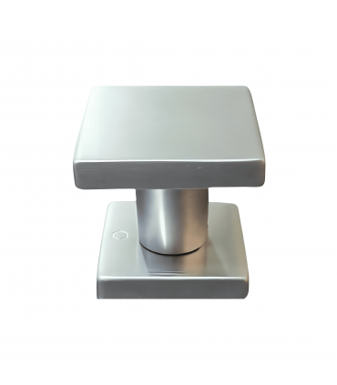 Pomo pomolo squadrato porta blindata a cilindro europeo per Cisa Mottura Dierre Securemme