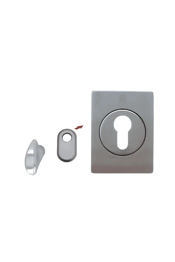 Placa cuadrada con pomo blindado de cilindro europeo para Cisa Mottura Dierre Securemme