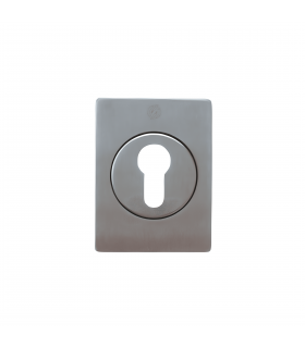 Placca squadrata porta blindata a cilindro europeo per Cisa Mottura Dierre Securemme