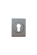 Squared plate armored door with European cylinder for Cisa Mottura Dierre Securemme