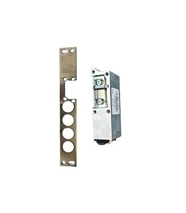 Porte blindée, gâche électrique, loquet supérieur à 4 broches