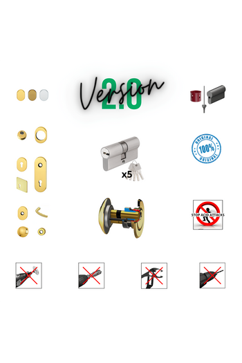 Lock Neutralization Kit Complete lock reinforcement kit for... | PrivateSensation.com
