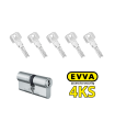 European Security Cylinder EVVA 4KS Plus 5 Keys Clutched various sizes