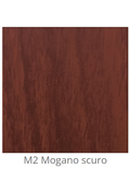 Custom laminated wood panel for interior use color Dark Mahogany M2 thickness 6/7 mm