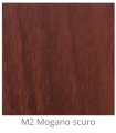 Panel de madera laminada a medida para interior color Caoba oscuro M2 espesor 6/7 mm