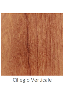 Custom laminated wood panel for indoor use color Cherry Vertical thickness 6/7 mm