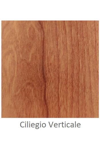 Custom laminated wood panel for indoor use color Cherry Vertical thickness 6/7 mm