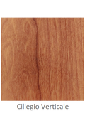 Custom laminated wood panel for indoor use color Cherry Vertical thickness 6/7 mm
