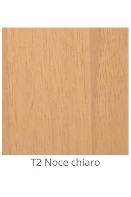 Custom laminated wood panel for indoor use color Light Walnut T2 thickness 6/7 mm