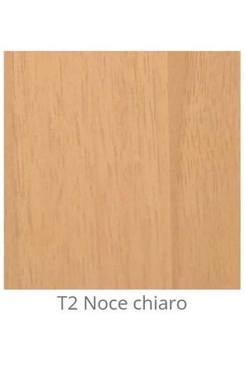 Custom laminated wood panel for indoor use color Light Walnut T2 thickness 6/7 mm