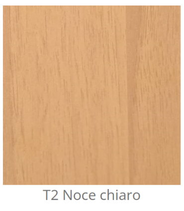 Panel de madera laminada a medida para interior color Nogal claro T2 grosor 6/7 mm