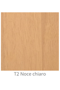 Custom laminated wood panel for indoor use color Light Walnut T2 thickness 6/7 mm