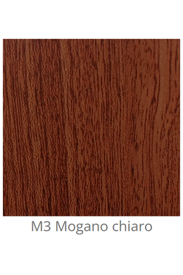 Custom laminated wood panel for interior use color Light Mahogany M3 thickness 6/7 mm