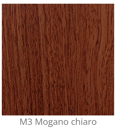 Pannello in legno laminato su misura per uso interno colore Mogano Chiaro M3 spessore 6/7 mm