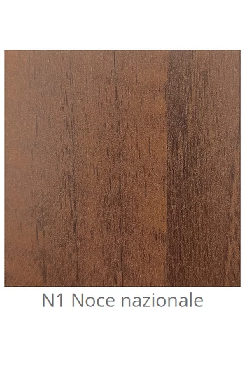 Custom laminated wood panel for interior use color National Walnut N1 thickness 6/7 mm