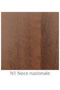 Custom laminated wood panel for interior use color National Walnut N1 thickness 6/7 mm
