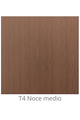 Custom laminated wood panel for interior use color Medium Walnut T4 thickness 6/7 mm