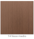 Custom laminated wood panel for interior use color Medium Walnut T4 thickness 6/7 mm