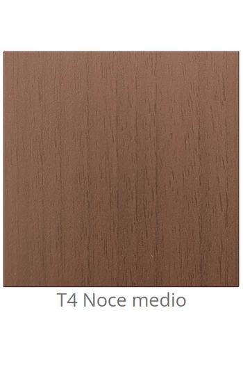 Custom laminated wood panel for interior use color Medium Walnut T4 thickness 6/7 mm