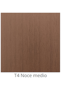 Custom laminated wood panel for interior use color Medium Walnut T4 thickness 6/7 mm